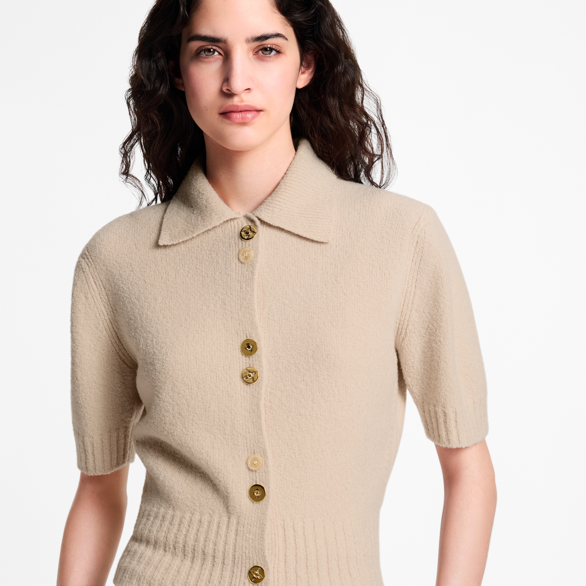Monogram Button Knit Top - Women - Ready-to-Wear | LOUIS VUITTON ®